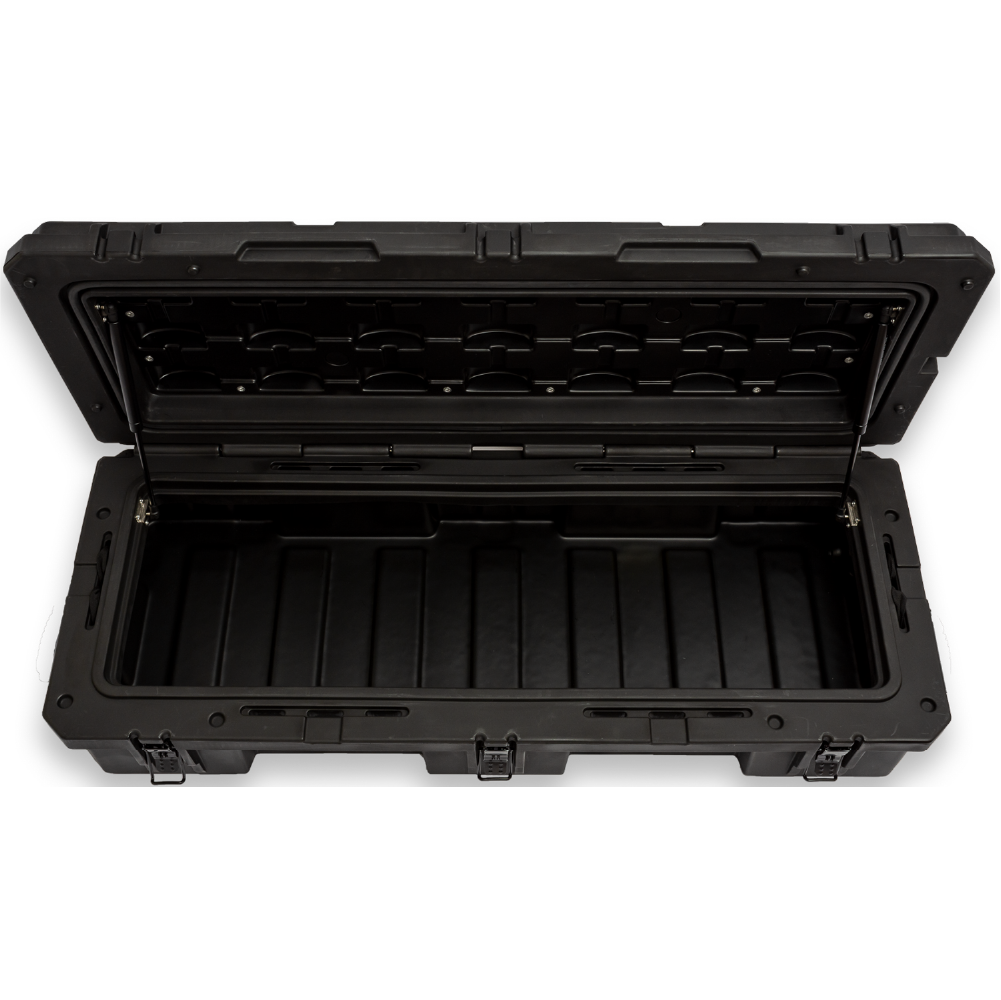 View into the large 95L Rugged Case in Black